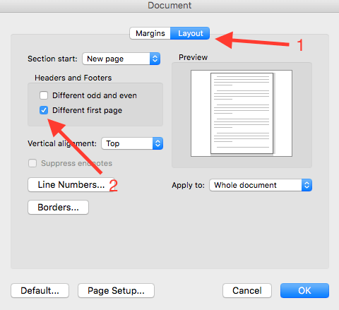 attach a cover sheet to a word 2011 for mac document